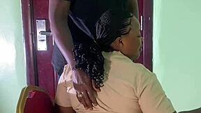 Cheating Wife Rides Husband's Best Friend's Big Black Cock Creampie in Bedroom!