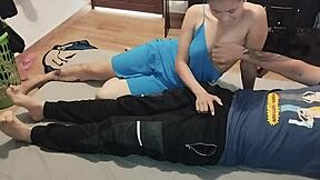 colombian babe licks and rides client's huge cock in homemade pov?