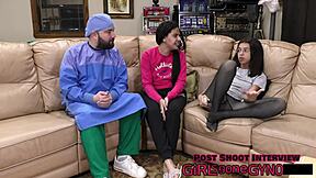 Alix avery stars as dirty dermatologist in backstage footjob humiliation scene