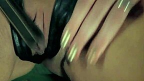 Bound Eurobabe Dominated with Dildo in Shaved Pussy Solo BDSM