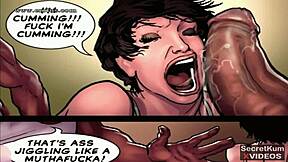 Angry Kardashian wife catches sidechick's lipstick on hubby's BBC during interracial cheating gangbang episodes 3 and 4