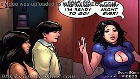 Angry Kardashian wife catches sidechick's lipstick on hubby's BBC during interracial cheating gangbang episodes 3 and 4