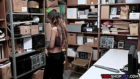 Young latina thief deepthroat that monster cock to escape?