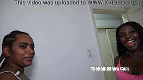 THICK BLACK BRAZILIAN THREESOME PHAT BOOTY HOLLY BOMBOM SAMIRA FERRAZ BBC!