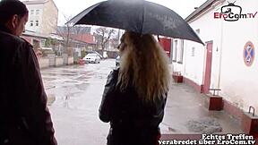 i spot a normal german girl on the street and talk her into a sexy video