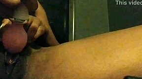 ebony babe fingers wet pussy till creamy squirt