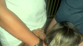 Wife workouts turn street sex romp at night