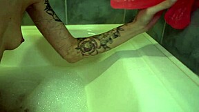 heart pounding as cute girl rams big dildo into tight wet pussy solo in bedroom