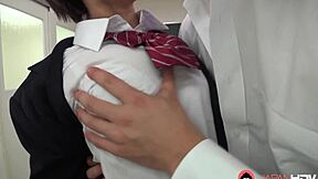 stepsister kaho miyazaki craves cock deepthroat lick uncensored jav