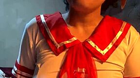 Schoolgirl slut helena danae drips her wet vaginal juices everywhere