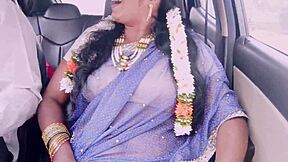 Beautiful Indian Aunty Dirty Car Sex Telugu Talks