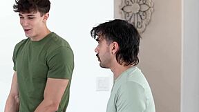 damn, stepmom anya olsen teases her stepsons with those upskirt shots under her skirt