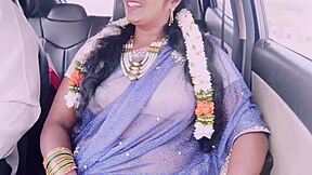 Beautiful Indian Aunty Dirty Car Sex Telugu Talks