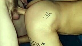 Gym bro bent over taking my bareback dick all night