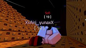 hey roblox fans, this time i'm topping that rough slut hard