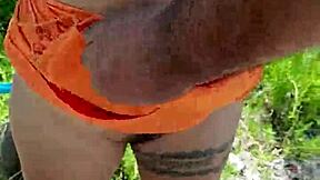 Mexican puta flashing tits ass public then sucking cock ready?