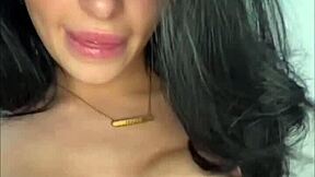 Horny American College Exchange Student Girlfriend Squirts On Webcam