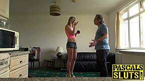 Jentina's Long Legs Quiver! Wet Pussy Wrecked By Monster Cock Hard