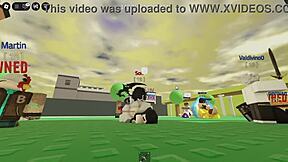 hey roblox fans, this time i'm topping that rough slut hard