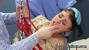 Wacky Girl's Bizarre Asylum Ass Treatment Beckons