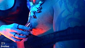 Crush Those Heels While Choking on Cock and Clamping Nipples Hard!