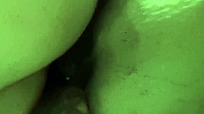 Husband films stocked housewife Karina's massive cumshot load!