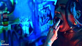 Crush Those Heels While Choking on Cock and Clamping Nipples Hard!