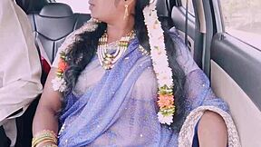 Beautiful Indian Aunty Dirty Car Sex Telugu Talks