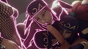 akali's fart blowjob sounds so damn hot