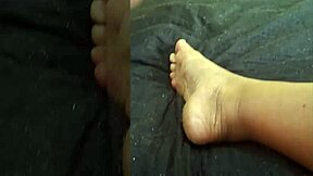 dirty pussy fetish drives my foot-showing masturbation frenzy