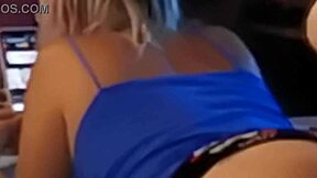 my stepsis loves sneaking peeks at porn in her room 😏