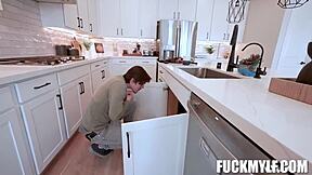 handyman danae mari and tyler cruise share a fun backyard visit