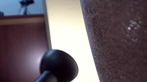 Peaches chokes on cock during her wild ebony casting pov interview skinny slut gags deep