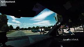 two hot latinas bounce asses wild in my new car fun blast