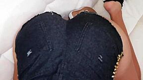 Teenage Latina POV Sucks Jerks and Swallows Cum from Monster Long Dong