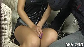 Young virgin teen experiences first hardcore group banging with intense fingering