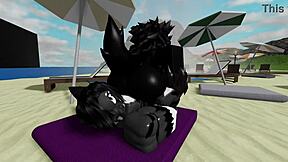 Thrilling Hardcore Beach Sex with SCP-1471 Mal0 Feels So Intense in Roblox