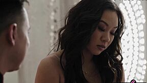 Stepcousin Pounds Hairy Pussy of Korean Teen Kimmy Kimm with Monster Cock Hardcore