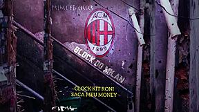 glock do milan slut eagerly sucks his throbbing cock close-up