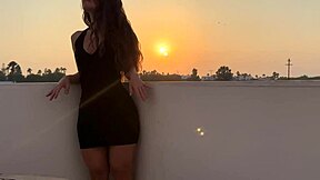 imagine that muscular hunk slamming big cock into tight pussy at sunset sunset pounding tease