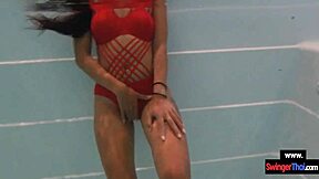 amateur teen couple foreplay public pool turns hardcore doggystyle sex