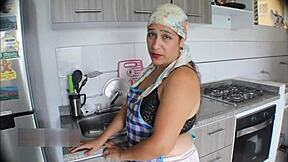 your submissive maid begs for rough doggystyle pounding to keep her job?