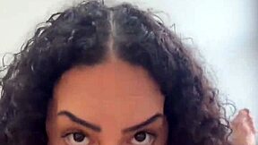 damn this petite latina takes rough pov dick deep gagging on cum tits