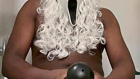 yo punishing this new toy feels amazing with my big hard black dick