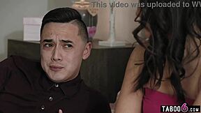 Stepcousin Pounds Hairy Pussy of Korean Teen Kimmy Kimm with Monster Cock Hardcore