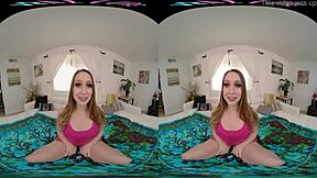 yo, check vrallure's first vr ride on this hot teen doll