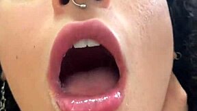 damn this petite latina takes rough pov dick deep gagging on cum tits