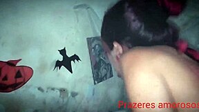 i captured this juicy zombie slut on halloween now ripping clothes for anal domination