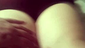 Chubby brunette milf moans through sensual pussy fingering into doggystyle pounding