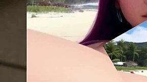 Erotic synthetic nude scenes build steamy tension